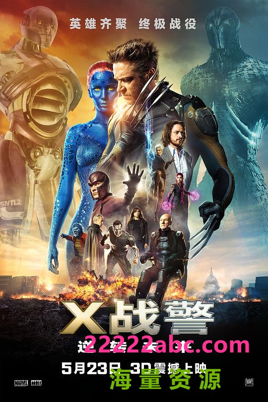 经典科幻动作《X战警：逆转未来》1080p.国英双语.BD中英双字