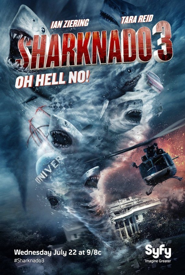 《鲨卷风3 Sharknado 3》1080高清.BD中英双字